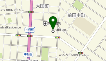 名古屋地方検察庁豊橋支部の地図画像