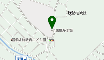 豊橋市役所 上下水道局 浄水課小鷹野浄水場の地図画像