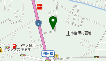 豊橋市役所 福祉部 福祉政策課 飯村墓地の地図画像