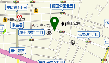 一二三薬局の地図画像