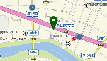 理想科学工業株式会社理想三河支店の地図画像