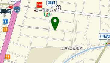 サンペイガラスの地図画像