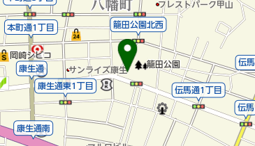 株式会社電波堂の地図画像