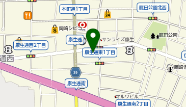 ギャラリーアミーの地図画像