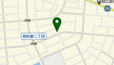 若松珠算教室の地図画像