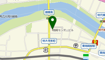 岡崎センタービルの地図画像