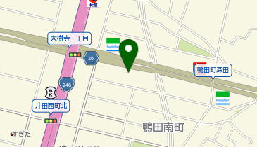 きもの館あらいの地図画像