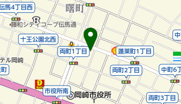 くすや呉服店の地図画像