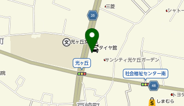 三河ダイハツ株式会社 光ケ丘店の地図画像