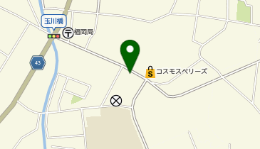 花ばたけのざわカルチャールームの地図画像