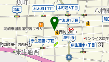 魚一商店の地図画像