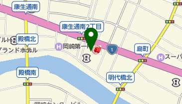 桐渕コンタクトレンズセンターの地図画像