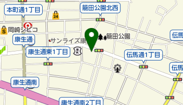 ブティック中屋の地図画像