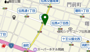 中根佛壇店 本店の地図画像