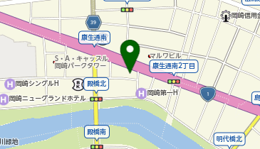 明治安田生命保険相互会社岡崎支社の地図画像