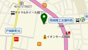 モンディアド岡崎南店の地図画像
