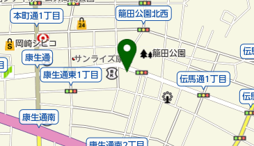 ベルン洋菓子店の地図画像