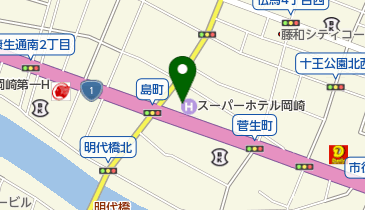 香村理容店の地図画像