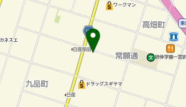 万年山治療院の地図画像