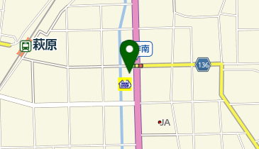 ホンダショップ松岡の地図画像