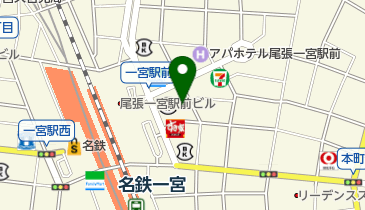 イーオン一宮校の地図画像