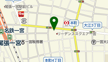 河合楽器一宮店の地図画像