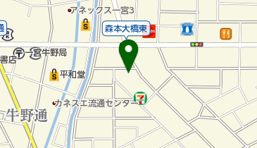 三井屋一宮本店の地図画像