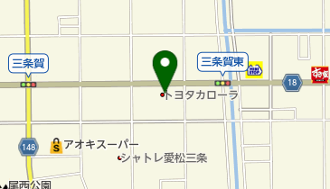トヨタカローラ愛豊株式会社尾西店の地図画像