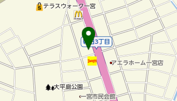 アップル一宮22号店の地図画像