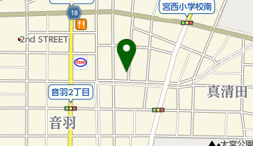 杉戸浴場の地図画像