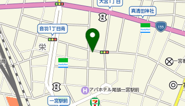 割烹なかのの地図画像