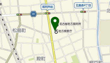 名古屋地方検察庁一宮支部の地図画像