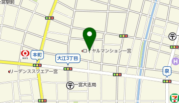 一宮市役所 大志公民館の地図画像