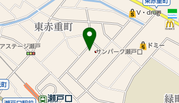 SDA瀬戸キリスト教会の地図画像