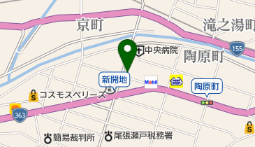 カジタ化粧品店の地図画像