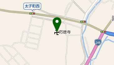 万徳寺の地図画像
