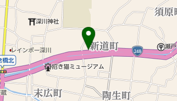 高島絵付筆店の地図画像