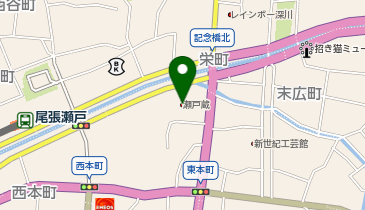 瀬戸蔵セラミックプラザの地図画像