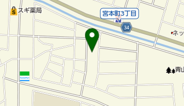 ハリウッドの地図画像