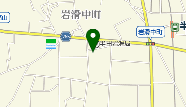 岩滑区民館の地図画像