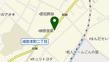 上原屋刃物店の地図画像
