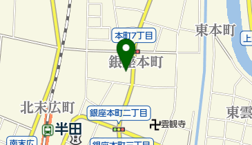 中川化粧品店の地図画像