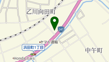 柏谷自動車の地図画像