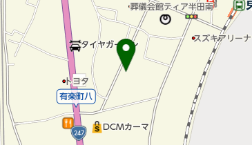 フクミ自動車の地図画像