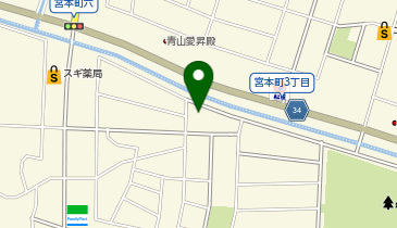 宮池オートサービスの地図画像