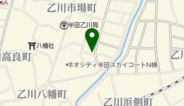 乙川人形屋の地図画像