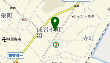 カナリア理容の地図画像