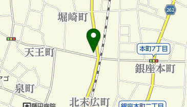 マミー理容室の地図画像