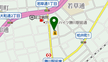 あかのれん勝川店の地図画像