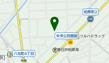 中央公民館の地図画像